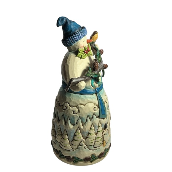Jim Shore Heartwood Creek “Garlands of Glad Tidings” Snowman Figurine - Picture 5 of 12